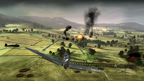 Gameplay of the War plane 3D: Fun battle games for Android phone or tablet.