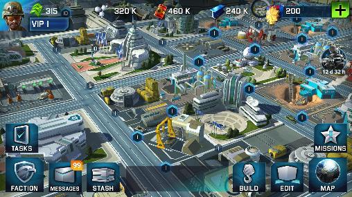 Gameplay of the War planet online: Global conquest for Android phone or tablet.