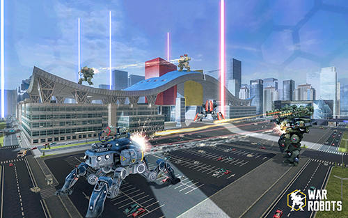 Gameplay of the War robots for Android phone or tablet.