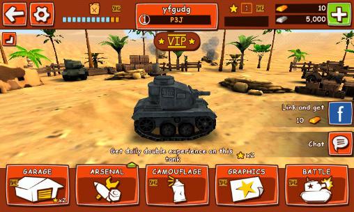 Full version of Android apk app War toon: Tanks for tablet and phone.