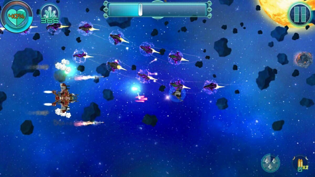 Gameplay of the Wardog. Shooter Game for Android phone or tablet.