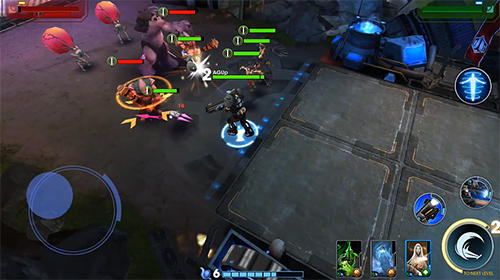 Gameplay of the Wargate: Heroes for Android phone or tablet.