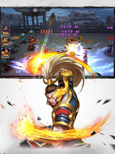 Gameplay of the Warriors of fate for Android phone or tablet.
