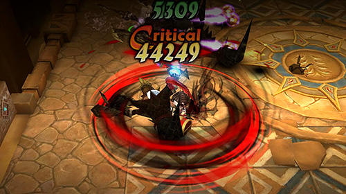 Gameplay of the Warriors of light for Android phone or tablet.
