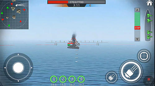 Gameplay of the Warship age for Android phone or tablet.