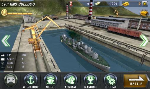 Full version of Android apk app Warship battle: 3D World war 2 for tablet and phone.