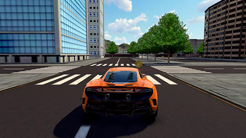 Gameplay of the wDrive: Extreme car driving simulator for Android phone or tablet.