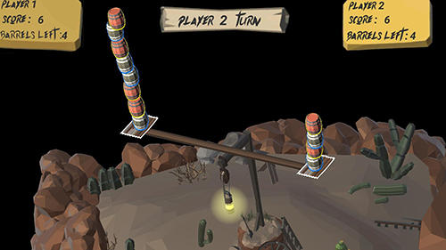 Gameplay of the Webarrel for Android phone or tablet.