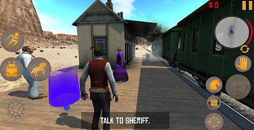 Gameplay of the Western: Red dead reloaded for Android phone or tablet.