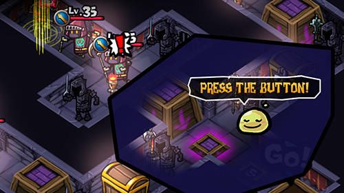 Gameplay of the Wham bam warriors: Puzzle RPG for Android phone or tablet.