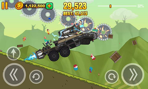 Gameplay of the Wheel dismount for Android phone or tablet.