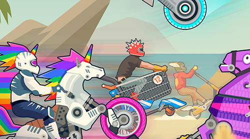 Gameplay of the Wheelie cross: Motorbike game for Android phone or tablet.
