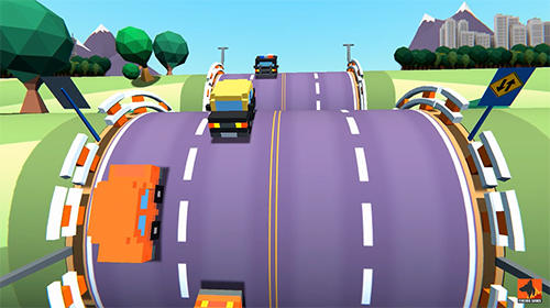Gameplay of the Wheels n´roads for Android phone or tablet.
