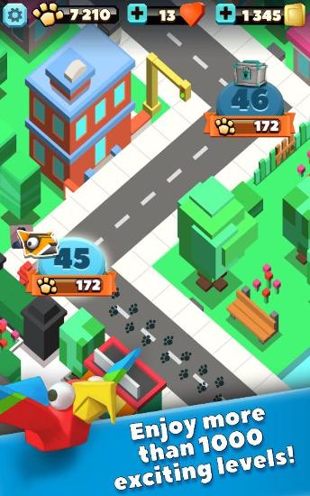 Gameplay of the Wild city rush for Android phone or tablet.