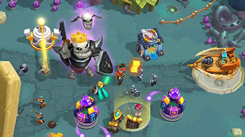 Gameplay of the Wild sky tower defense for Android phone or tablet.