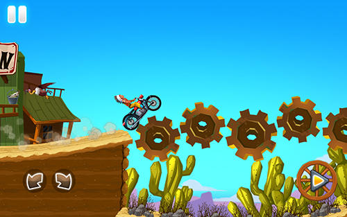 Gameplay of the Wild west race for Android phone or tablet.