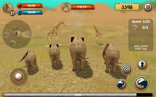 Full version of Android apk app Wild elephant simulator 3D for tablet and phone.