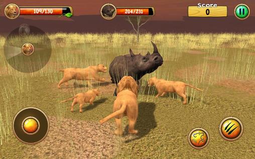 Full version of Android apk app Wild lion simulator 3D for tablet and phone.