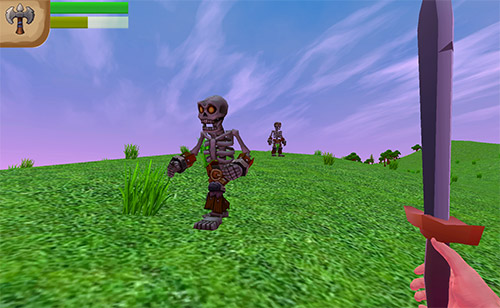 Gameplay of the Wildbox: Survival lands for Android phone or tablet.