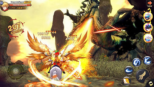 Gameplay of the Wings of glory for Android phone or tablet.