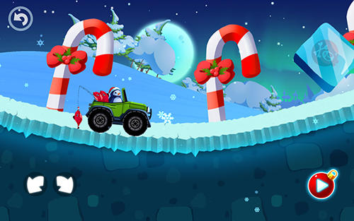 Gameplay of the Winter wonderland: Snow racing for Android phone or tablet.