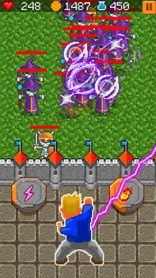 Full version of Android apk app Wizard fireball defense for tablet and phone.