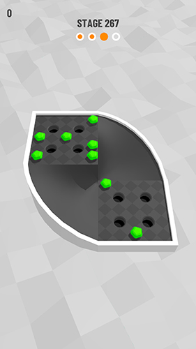 Gameplay of the Wobble 3D for Android phone or tablet.