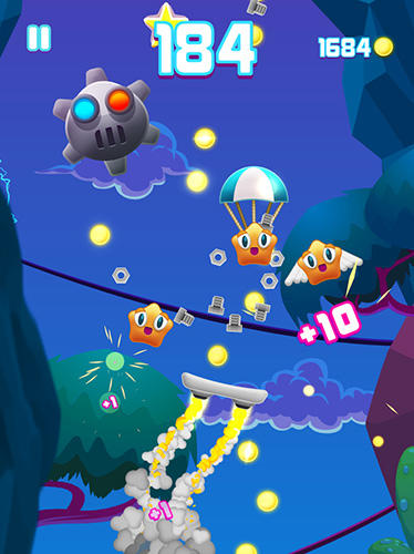 Gameplay of the Wobblers for Android phone or tablet.