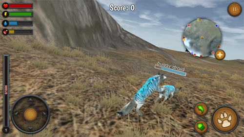 Gameplay of the Wolf world multiplayer for Android phone or tablet.