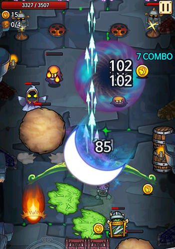 Gameplay of the Wonder knights: Pesadelo for Android phone or tablet.