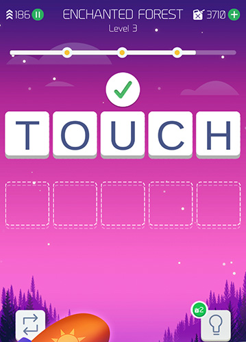 Gameplay of the Word travel: The guessing words adventure for Android phone or tablet.