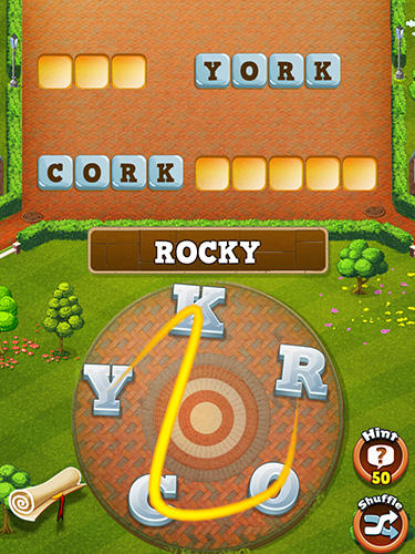 Gameplay of the Word U for Android phone or tablet.