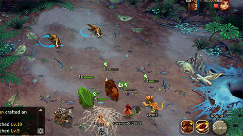 Gameplay of the World of cavemen for Android phone or tablet.