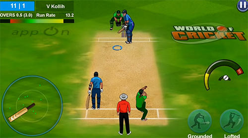 Gameplay of the World of cricket: World cup 2019 for Android phone or tablet.