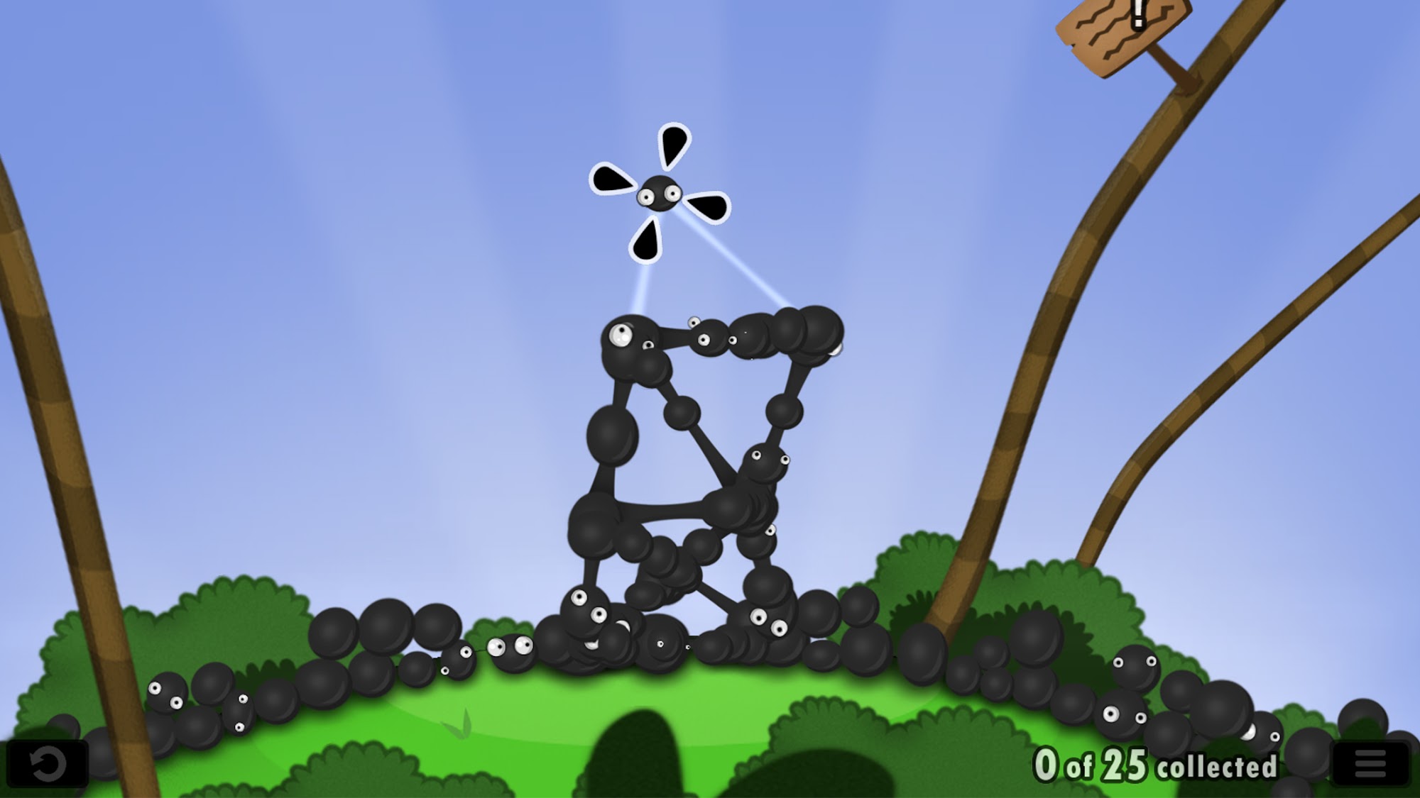 Gameplay of the World of Goo Remastered for Android phone or tablet.