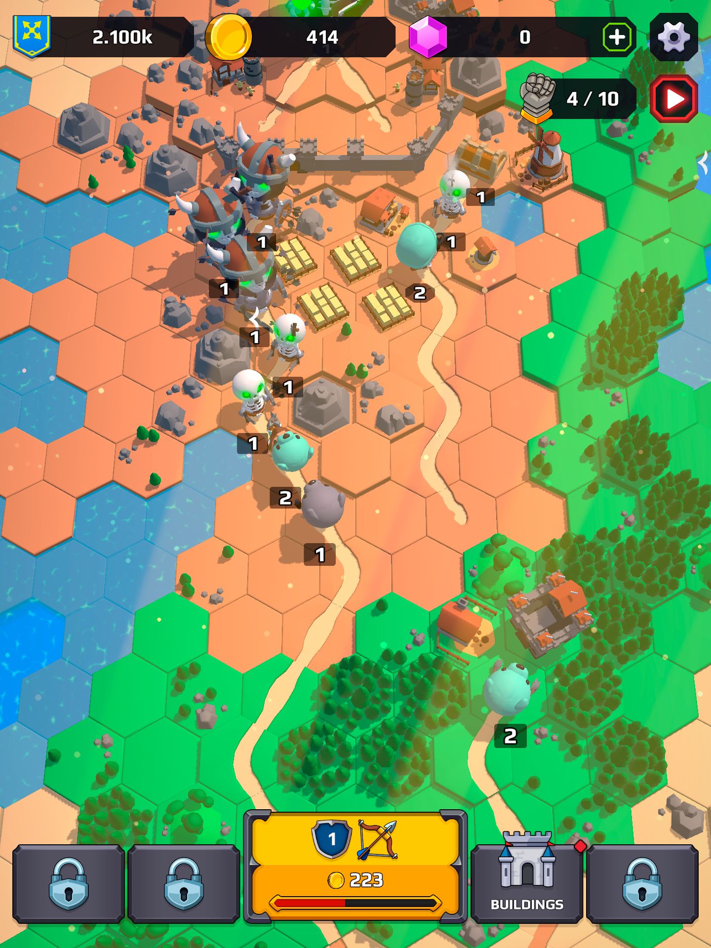 Gameplay of the World of Merge for Android phone or tablet.