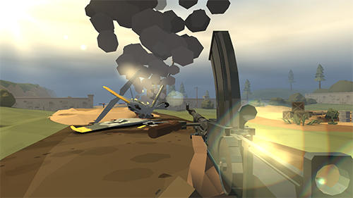 Gameplay of the World war polygon: WW2 shooter for Android phone or tablet.
