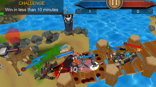 Gameplay of the Wrath of armies: Age of heroes for Android phone or tablet.