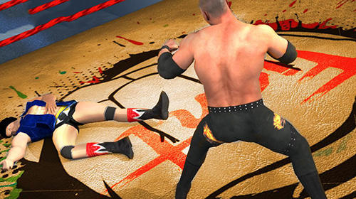 Gameplay of the Wrestling nitro mania: Rumble jungle revolution for Android phone or tablet.