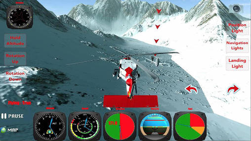 Full version of Android apk app X helicopter flight simulator 3D for tablet and phone.