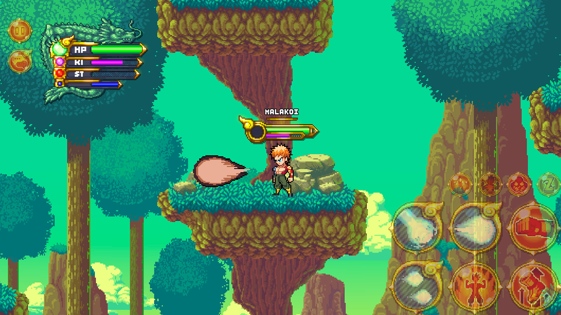 Gameplay of the XENO BALL: LEGENDS WARRIORS for Android phone or tablet.