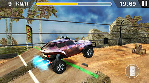 Gameplay of the Xtreme hill racing for Android phone or tablet.