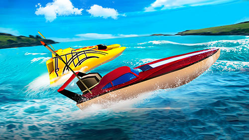 Gameplay of the Xtreme racing 2: Speed boats for Android phone or tablet.