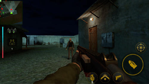 Gameplay of the Yalghaar game: Commando action 3D FPS gun shooter for Android phone or tablet.