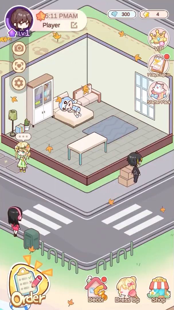 Gameplay of the YOYO Decor: Doll Dress Up for Android phone or tablet.