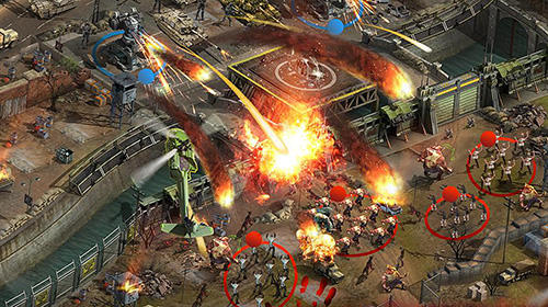 Gameplay of the Z-empire: Dead strike for Android phone or tablet.