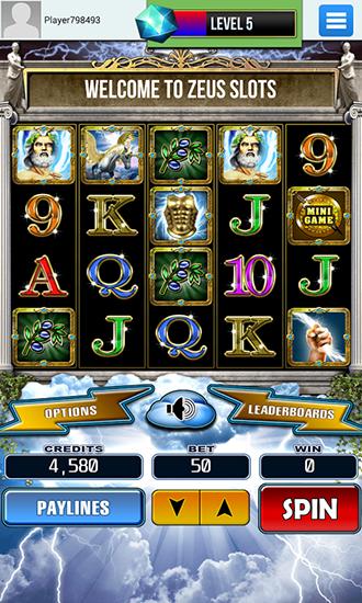 Full version of Android apk app Zeus slots: Slot machines for tablet and phone.