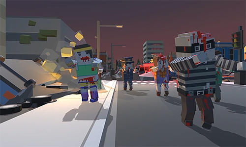 Gameplay of the ZIC: Zombies in city. Survival for Android phone or tablet.
