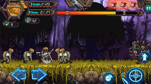 Gameplay of the Zombie city: Survival war for Android phone or tablet.