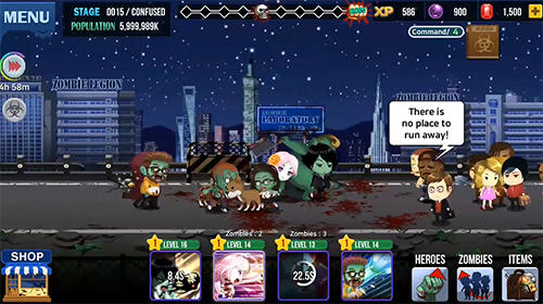 Gameplay of the Zombie corps: Idle RPG for Android phone or tablet.